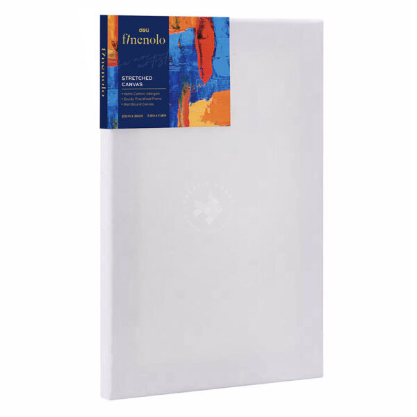 Fakeretre feszített festővászon, 20x30cm