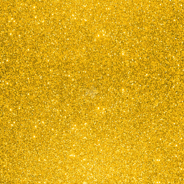 glitteres dekorgumi arany