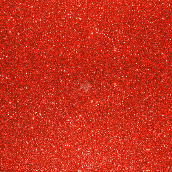 glitteres dekorgumi piros