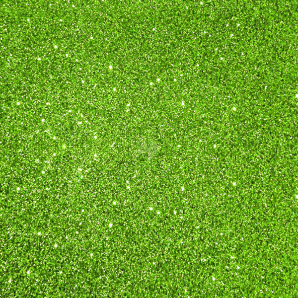 glitteres dekorgumi zöld