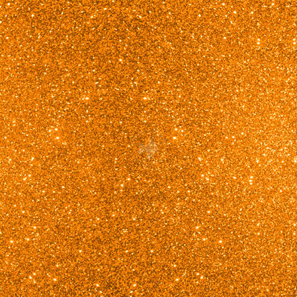 glitteres dekorgumi narancs