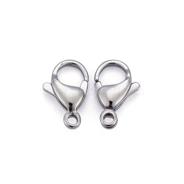 Nemesacél delfinkapocs 13x8mm 2db/cs