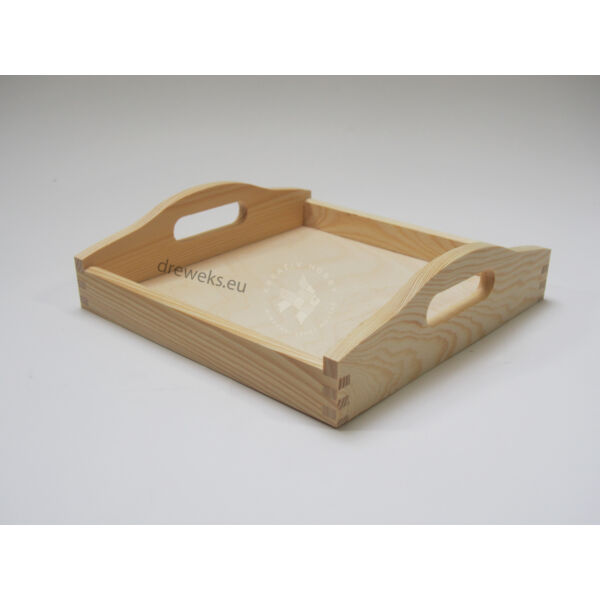 négyzetalakú fatálca