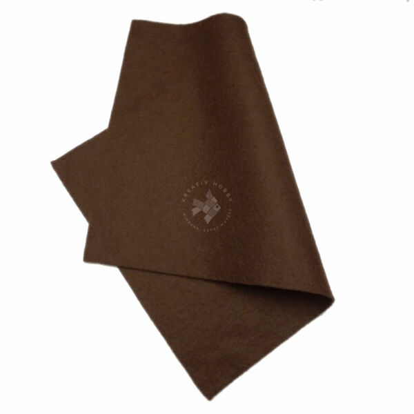 Filcanyag 0,5 méter SÖTÉTBARNA