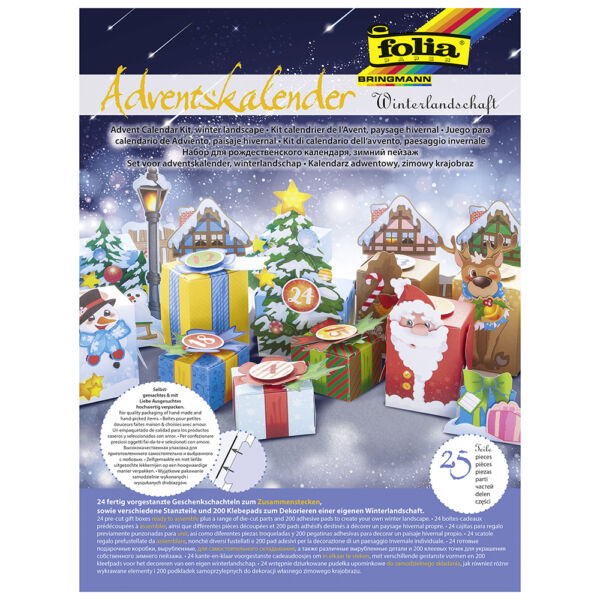 Adventi kalendárium, karácsonyi falu