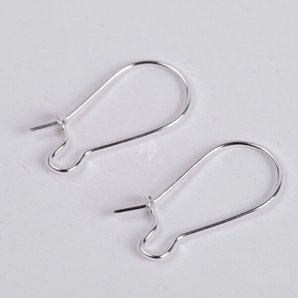 Hurkos fülbevaló akasztó, 2 pár EZÜST