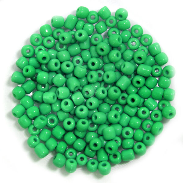 Kásagyöngy opak Sötétzöld 4mm