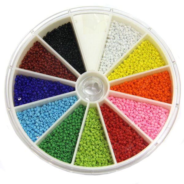Kásagyöngy készlet opak 2mm 11 szín
