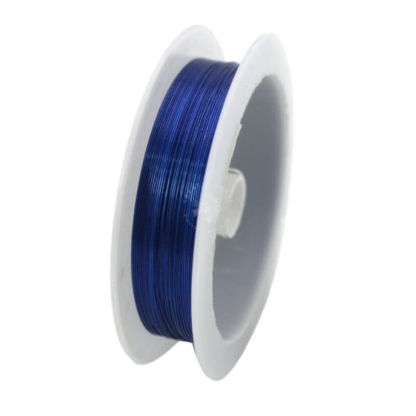 Gyöngyfűző drót 0,3mm/13m KÉK