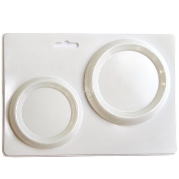 Műanyag öntőforma - Mini kerek képkeretek 2db