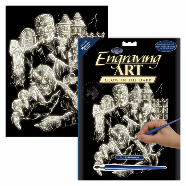 Karckép sötétben világító - Szörnyek