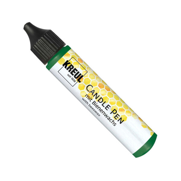 gyertyafestő toll zöld