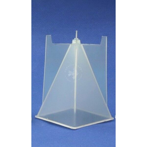 Gyertyaöntő forma piramis 6x9cm