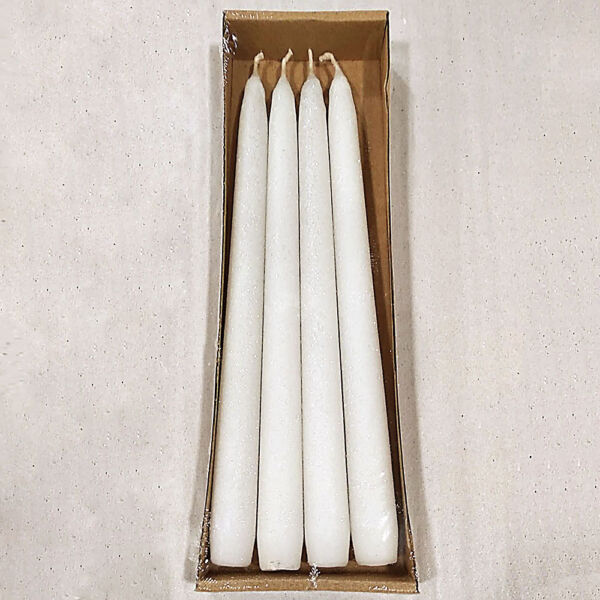 Bársony-glitter spitz gyertya