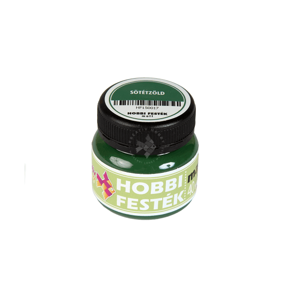 Hobbi festék matt sötétzöld