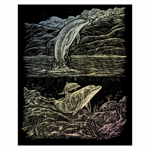 Karckép holografikus - Delfinek