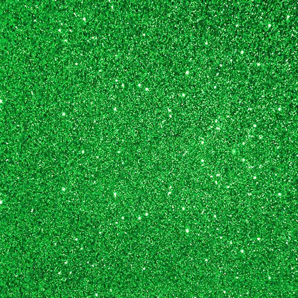 glitteres dekorgumi zöld