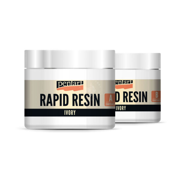 Rapid Resin 1:1, 80ml elefántcsont