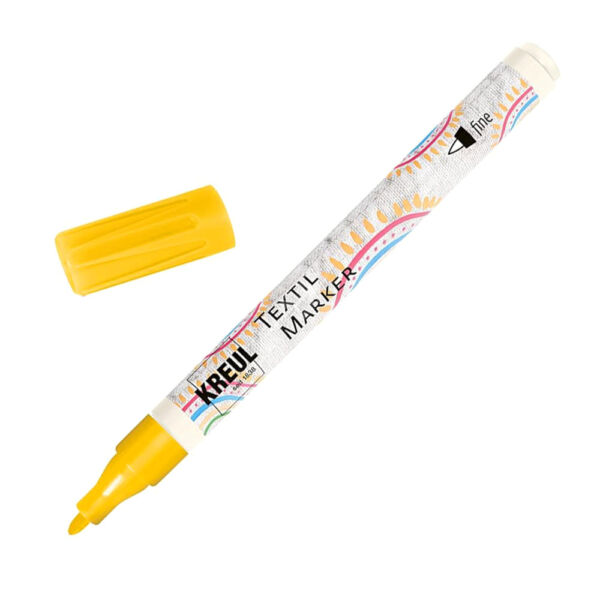 Textiltoll vékony 1-2mm, SÁRGA 90660