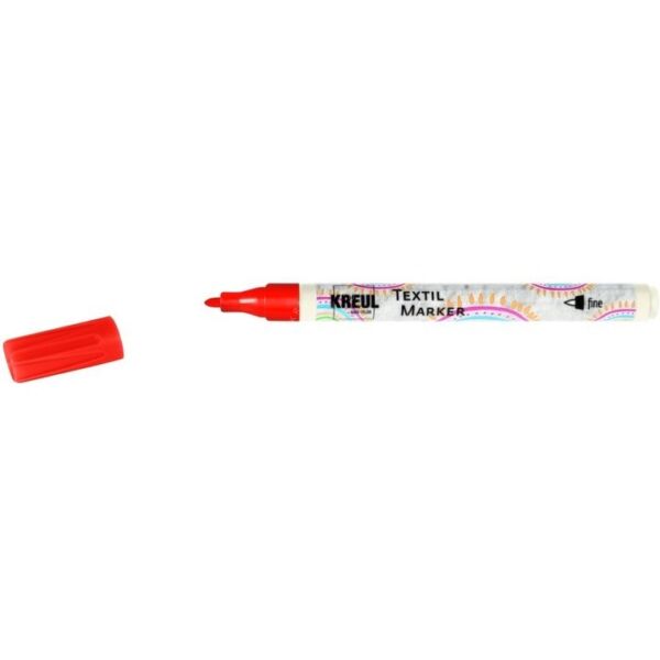 Textiltoll vékony 1-2mm, PIROS 90662