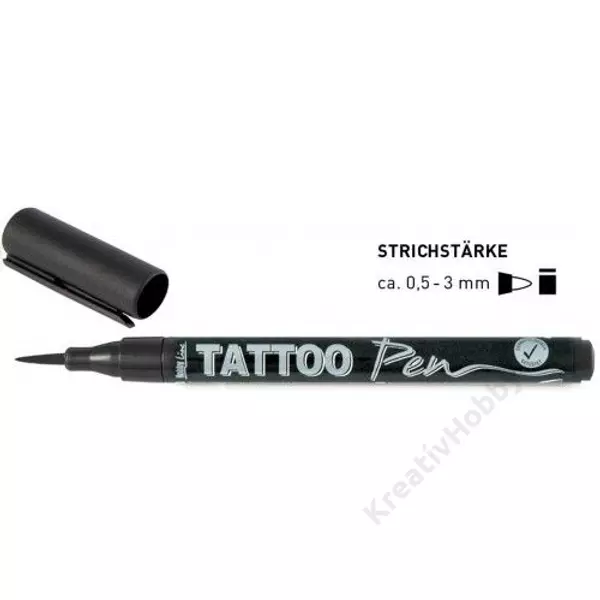 Tattoo tetováló toll, fekete