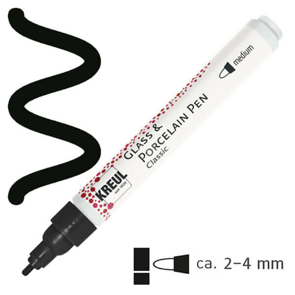 Égethető porcelánfilc fényes fekete