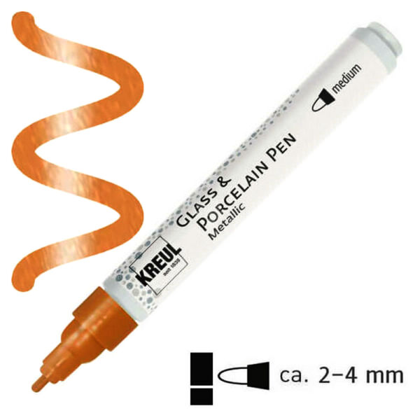 Égethető porcelánfilc metál réz