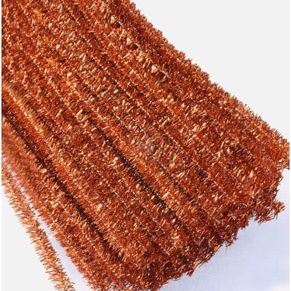 Zsenília 6mm/30cm, 10db METÁL-NARANCS