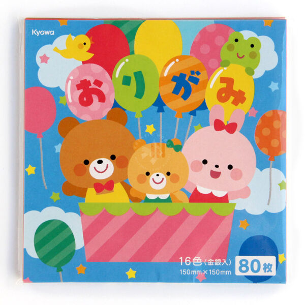 japán origami papír 80 lap