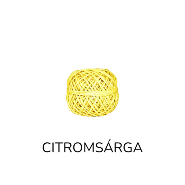 Kenderzsinór 20m, CITROMSÁRGA