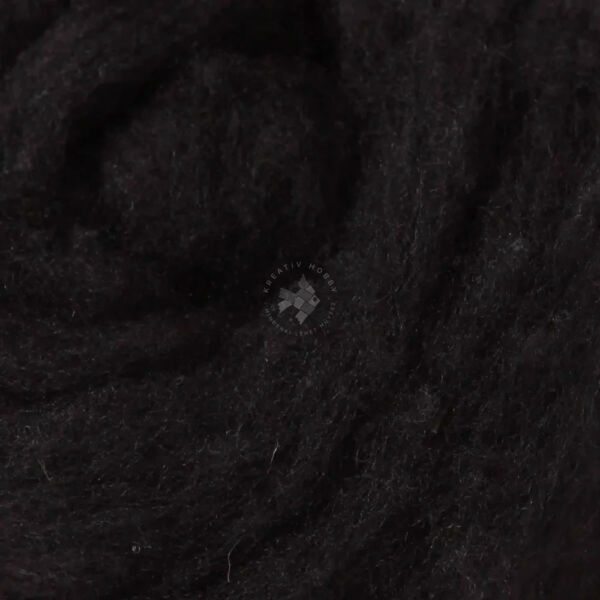 Nemezgyapjú 50g, FEKETE