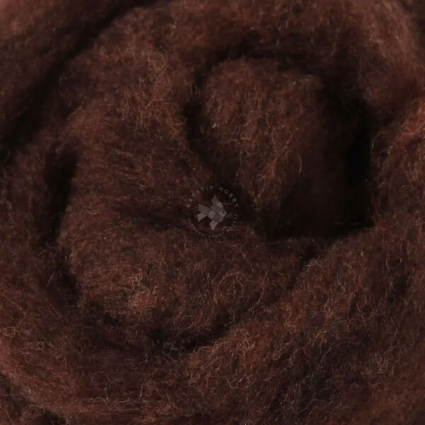 Nemezgyapjú 50g, BARNA