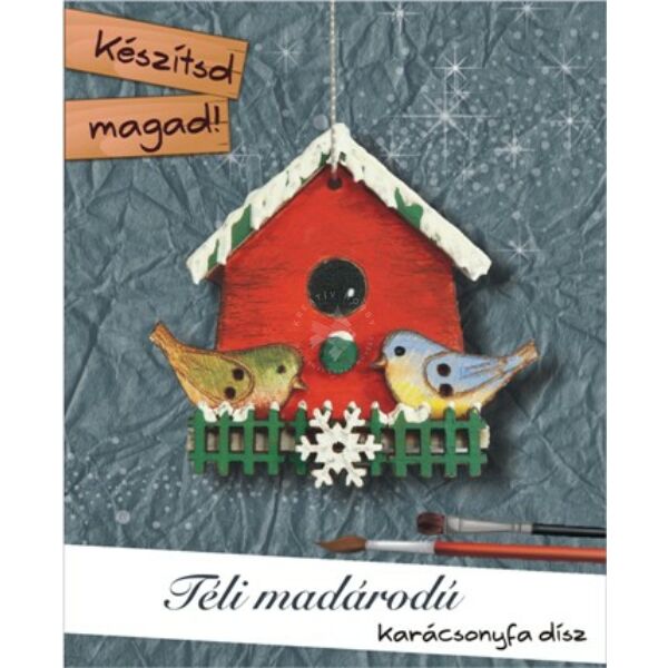 Készítsd magad-Téli madárodú karácsonyfadísz