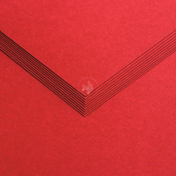 piros kartonpapír