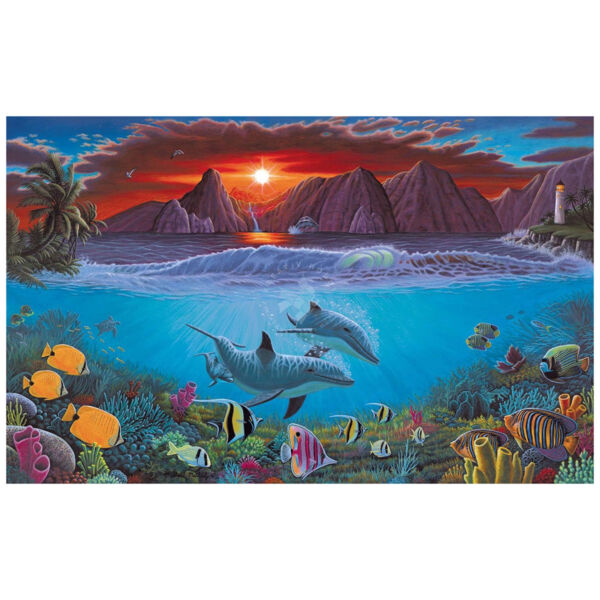 Számozott kifestő - Tengeri világ