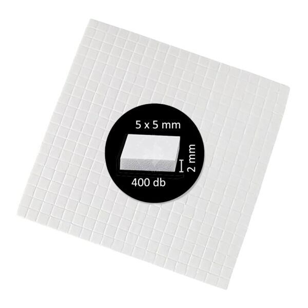 3D ragasztókocka 5x5mm 2mm vastag