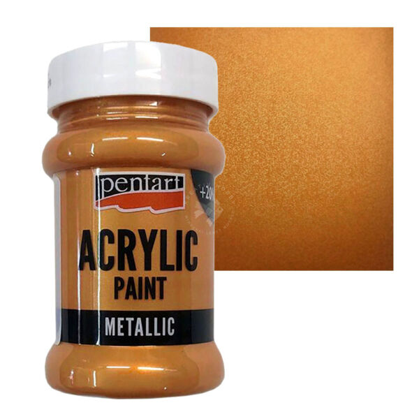 Metál akrilfesték bronz
