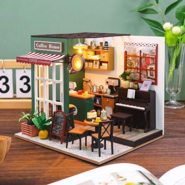 miniatűr házikó - Délutáni kávé