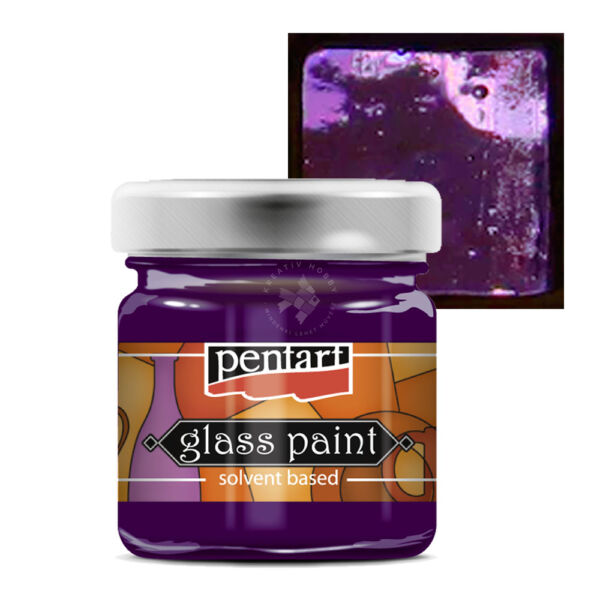 oldószeres üvegfesték ibolya