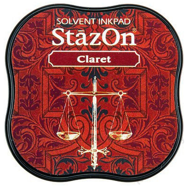 stazon oldószeres festékpárna, bordó