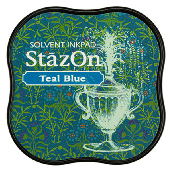 stazon oldószeres festékpárna türkízkék