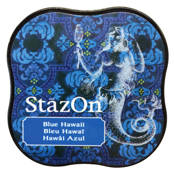 stazon oldószeres festékpárna kék