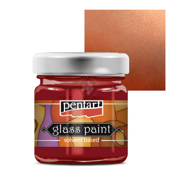 oldószeres üvegfesték réz