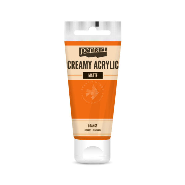 matt akrilfesték marancs