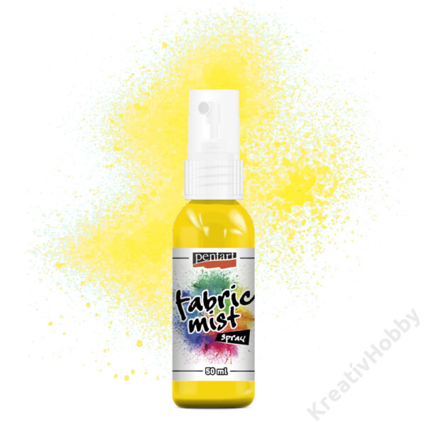 sárga textilfesték spray