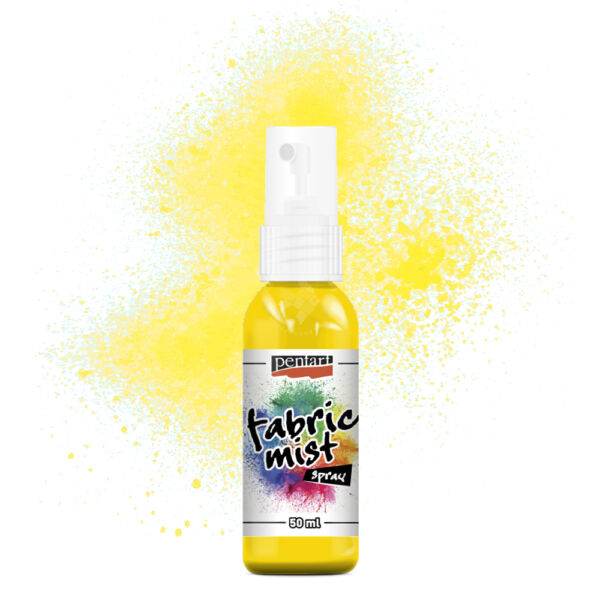 sárga textilfesték spray