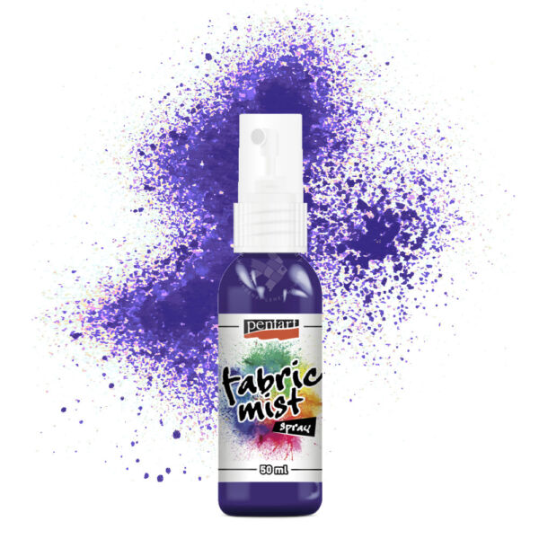 kék textilfesték spray