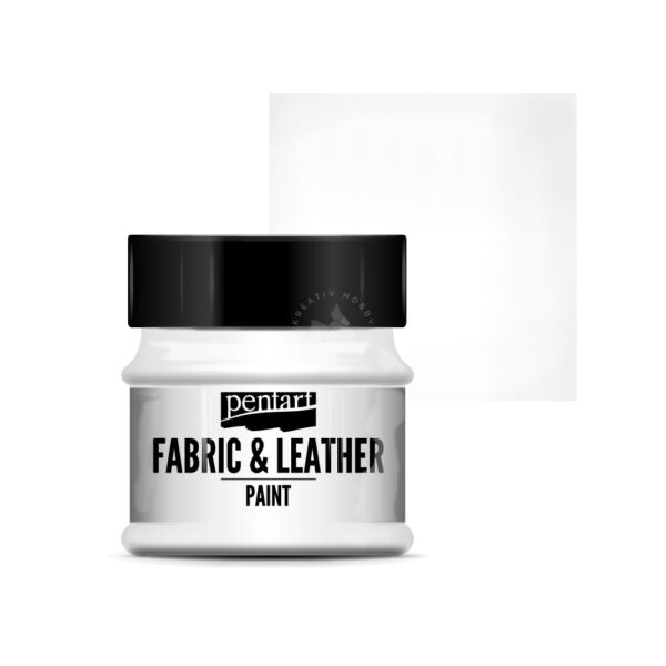 Pentart Textil és bőrfesték 50 ml fehér