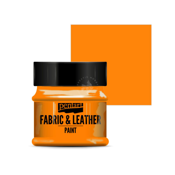 Pentart Textil és bőrfesték 50 ml narancs
