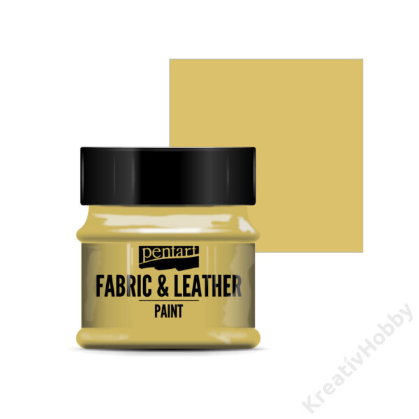 Pentart Textil és bőrfesték 50 ml világosbarna